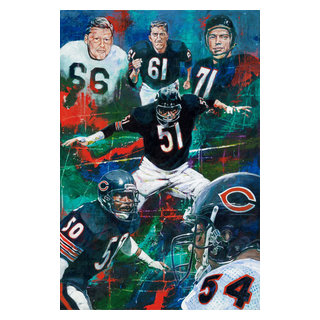 Mike Singletary Chicago Bears Limited Edition Lithograph