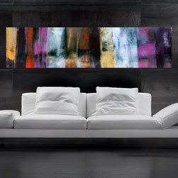 PURPLE NOVEMBER DAY - Paintings