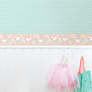Small Hearts Aqua Hearts