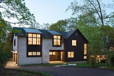 Inspiration for a modern exterior home remodel in Chicago
