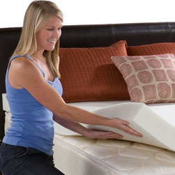 Enhance Cal King 4 Inch Memory Foam Mattress Topper - Mattress Toppers And Pads