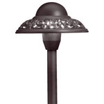 Kichler - Kichler 15457 Pierced Dome 22" Xenon Path and Spread Light - Textured - Product Features: