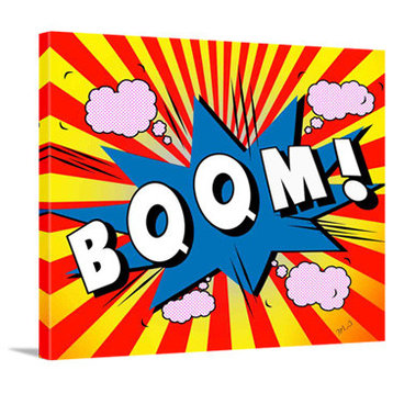 "Boom Ii" By Mark Ashkenazi, Canvas Giclee Wall Art, 36"x36"