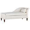Gabby Shannon Left Arm Facing Chaise Lounge, Gray Zulu Feather