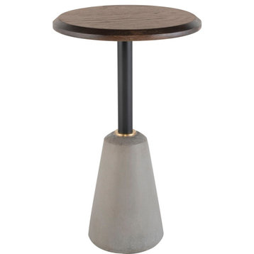 Nuevo Furniture Exeter Side Table in Brown