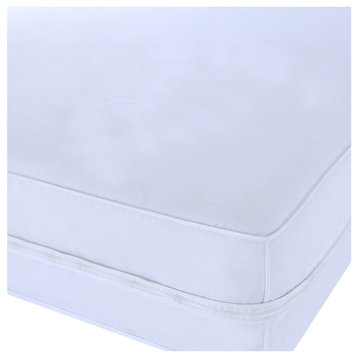 Lotus Home Microfiber Water and Stain Resistant Mattress Protector, Twin