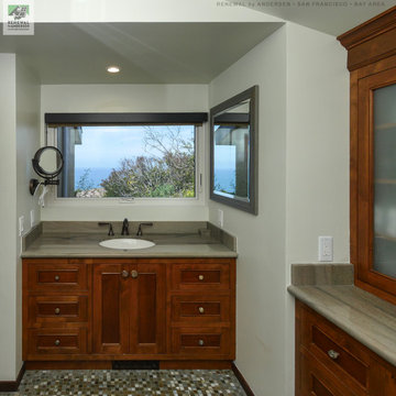 Large New Window in Gorgeous Bathroom - Renewal by Andersen San Francisco Bay Ar