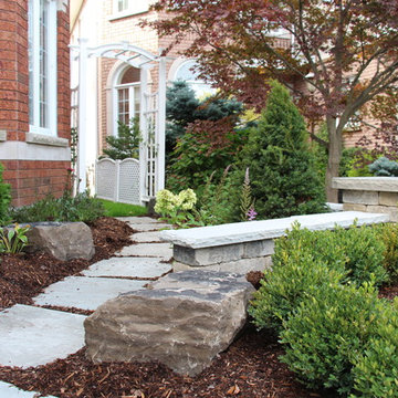 Curved Front Entrance