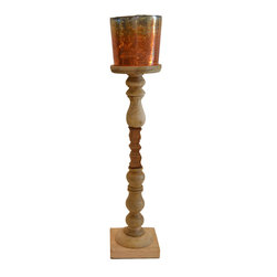 Brunei W-713 Mango 6" x 29" Candle Holder I - Candleholders