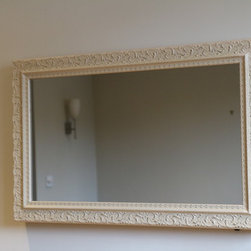 40" Rome Ivory TV Mirror Frame - Furniture