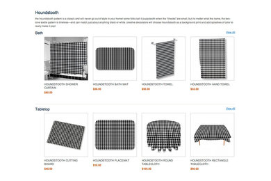 we are loving houndstooth for the home!
