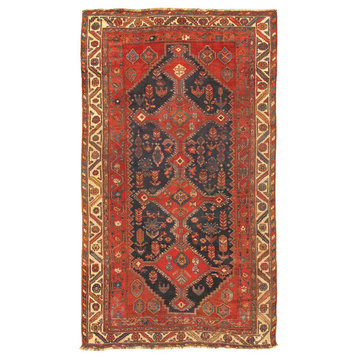 Azerbaijan Collection Hand-Knotted Lamb's Wool Area Rug, 6'7"x11'3"