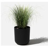 Pure Series Kona Planter, Black, 20 Inches, 1 Pack