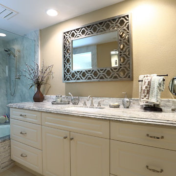A WELCOMING MODERN GUEST BATHROOM