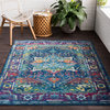 Traditional BHS-0018618 Turkish Poly Blue Classic Area Rug | 7'10" x 10'3"