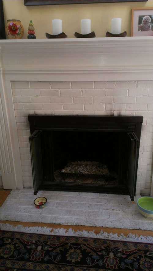 Painted Brick Fireplace Surround, How To Paint A Brick Fireplace Surround