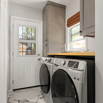 Farmhouse Kitchen & Laundry Remodel by NextGen Home Builders in Los Angeles, CA