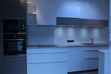 Kitchen - contemporary kitchen idea in Lille