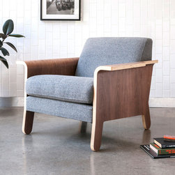 Gus* Modern Lodge Upholstered Arm Chair - Armchairs And Accent Chairs