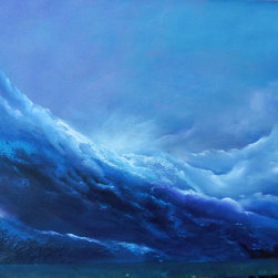 Glowing light - 16 x 12 inches Oil on Block canvas - Paintings