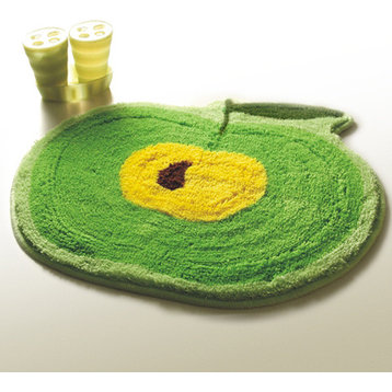 Naomi - Green Apple Kids Room Rugs (21-7/8 by 19-5/8 inches)