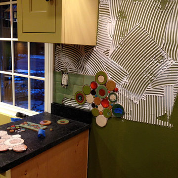 Retro Red Kitchen