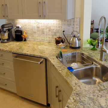 Hot Grey Shaker Kitchen