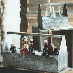 Outdoor Galvanized Thirst Ice Caddies (Set of Two) - Outdoor Products