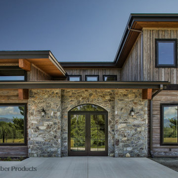 Wood and Stone create a Sustainable Villa