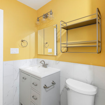 Yellow Bathroom Remodeling in Woodbridge, VA