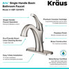 Arlo Single Handle Basin Bathroom Faucet, Stainless Steel