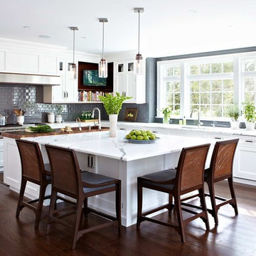 Beautifull White Transitional Kitchen