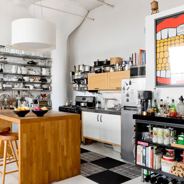 My Houzz: Walls of Art and Glass in a Brooklyn Loft