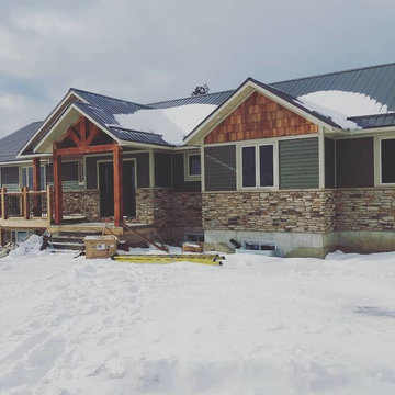 Maibec EM+ Wood Siding, Cedar Shakes, Deck Railing