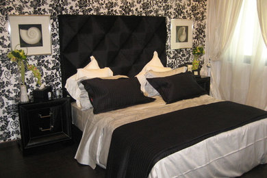 Example of a trendy bedroom design in Other