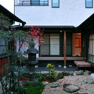 他の地域の和風のおしゃれなテラス・中庭の写真
