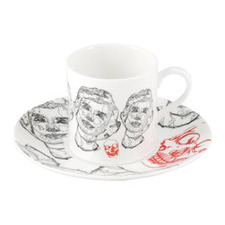 The New English - The New English Ador Espresso Cup and Saucer - Cappuccino And Espresso Cups