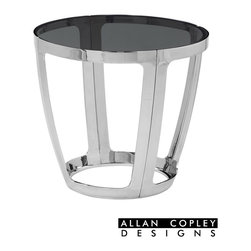 ACD-23102-02R-G Alyssa Side Table Glass Top - Side Tables And End Tables