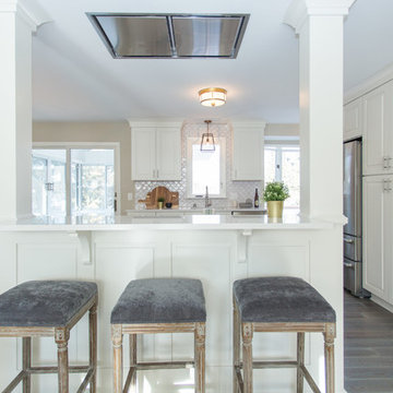 Open and Bright Kitchen Designed for Newlyweds