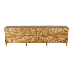Noble Starburst Veneer Credenza - Buffets And Sideboards