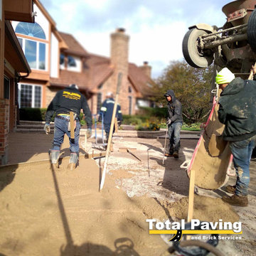 Concrete paving