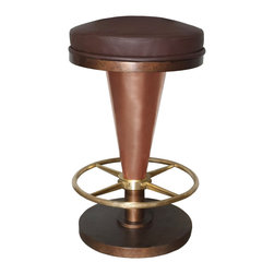Martini Brass or Copper Bar Stool - Bar Stools And Counter Stools