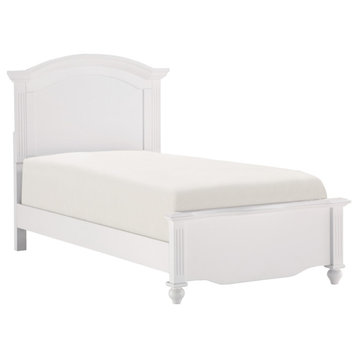 Lexicon Meghan 59 inches Traditional Wood and MDF Board Full Bed in White