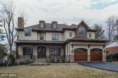 Transitional home design photo in DC Metro