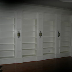 Library Wall Unit - Display And Wall Shelves 