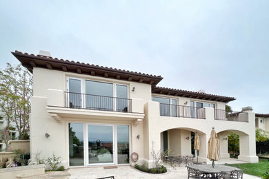 Tuscan exterior home photo in Los Angeles