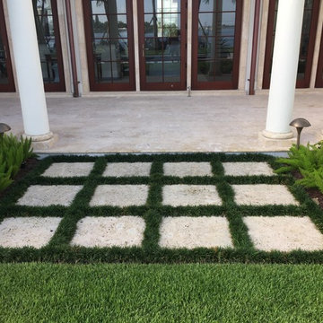 Coral stone Windows and Doors Mouldings and Pavers combined with Colombian Brake