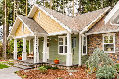 Inspiration for an exterior home remodel in Seattle