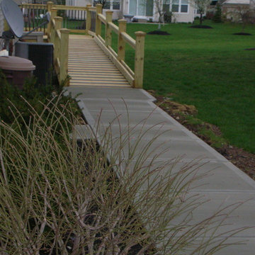 ADA accessible ramp to deck