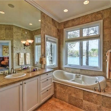 Slightly Rustic Contemporary Lake Norman Home